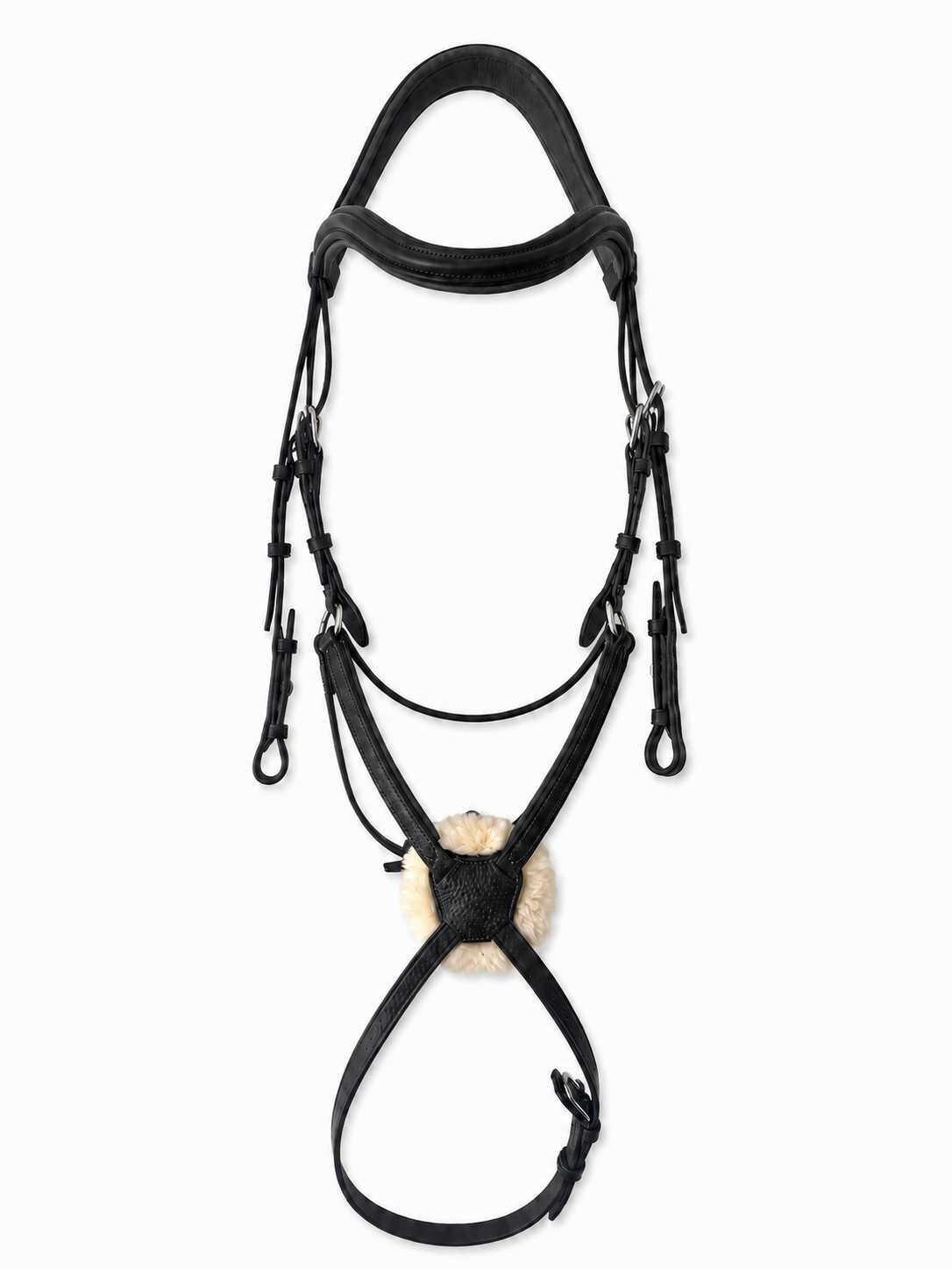 Bridon Muserolle Croisée Mouton