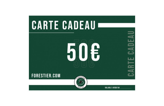 
			                        			Carte cadeau 50€